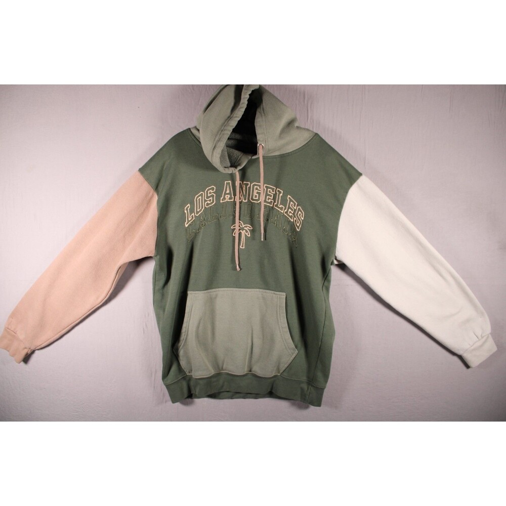 Eighty Eight Women’s Large Los Angeles California Colorblock Pullover Hoodie